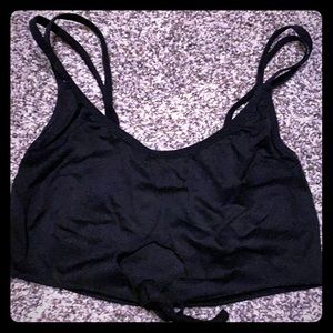 Free Press Black Bralette. Size: small.